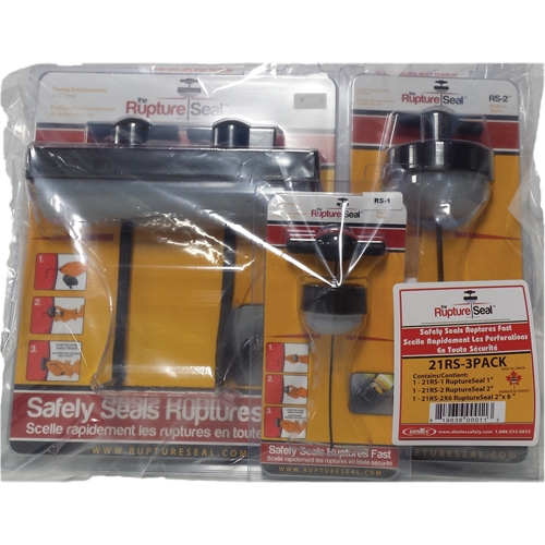 Paquet de 3 joints RuptureSeal Maritime Industrial Rubber