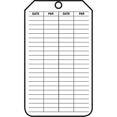 Inspection Tags, Cardstock, 3-1/8" W x 5-7/8" H, French Maritime Industrial Rubber