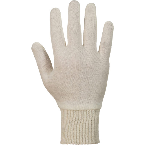 Superior&reg; ML80K Knit Gloves, One Size, White, Unlined, Knit Wrist Maritime Industrial Rubber