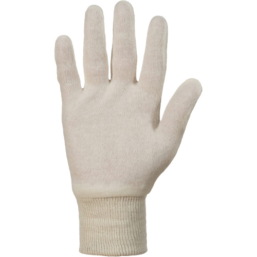 Superior&reg; ML80K Knit Gloves, One Size, White, Unlined, Knit Wrist Maritime Industrial Rubber