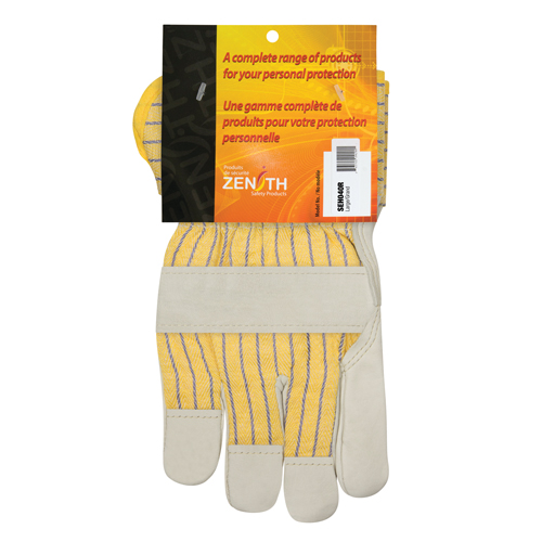 Gants d'ajusteur doubl&eacute;s pour l'hiver &agrave; chaleur sup&eacute;rieure, Grand, Paume en Cuir fleur de vache, Doublure en Thinsulate Maritime Industrial Rubber