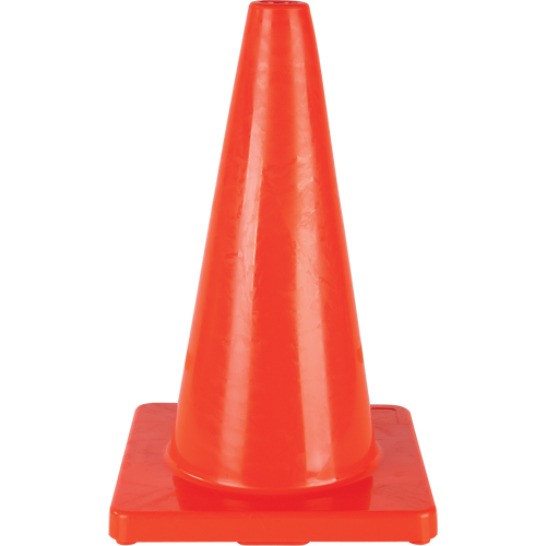 Coloured Traffic Cone, 18", Orange Maritime Industrial Rubber
