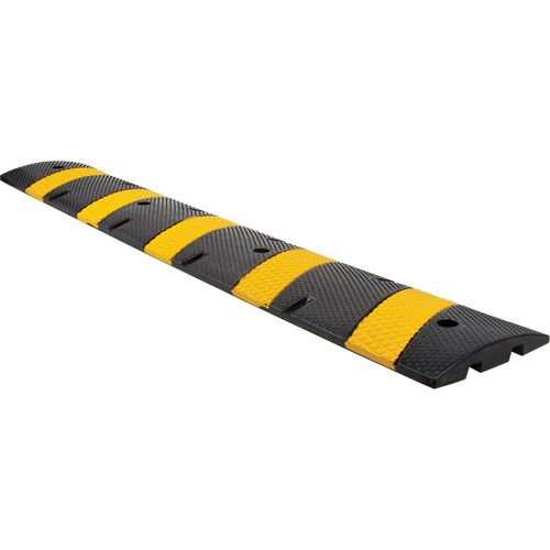 Speed Bump, Rubber, 6' L x 11-3/4" W x 2" H Maritime Industrial Rubber