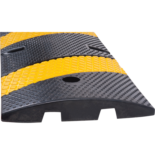 Speed Bump, Rubber, 6' L x 11-3/4" W x 2" H Maritime Industrial Rubber