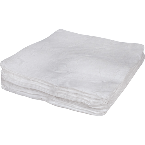 Premium Meltblown Sorbent Pads, Oil Only, 30" x 30", 50 gal. Absorbancy Maritime Industrial Rubber