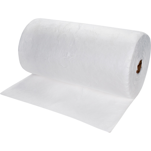 Rouleaux absorbants souffl&eacute;es de premi&egrave;re qualit&eacute;, Lourd, 150' lo x 30" la, Absorption 50 gal. Maritime Industrial Rubber