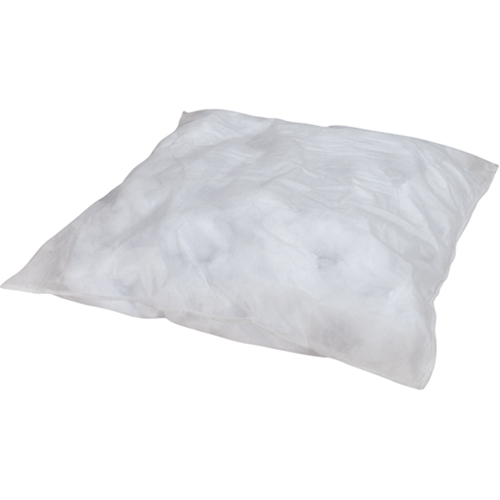 Sorbent Pillow, Oil Only, 18" L x 18" W, 40 gal. Absorbency/Pkg. Maritime Industrial Rubber