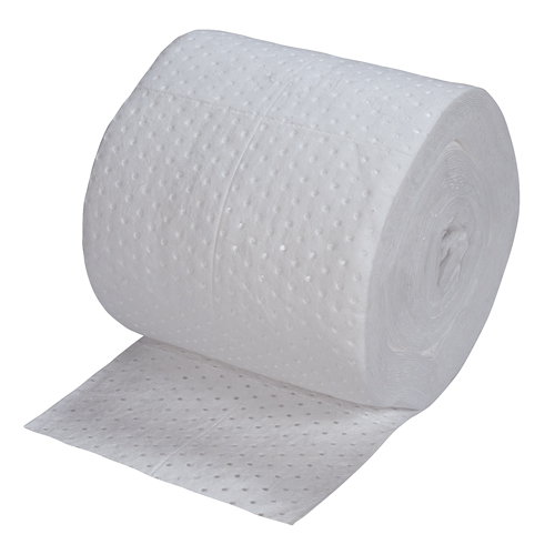 Rouleaux absorbants li&eacute;s de premi&egrave;re qualit&eacute;, Poids moyen, 150' lo x 15" la, Absorption 20 gal. Maritime Industrial Rubber