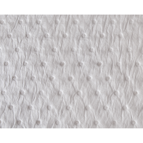 Feuilles absorbantes en fibres fines de premi&egrave;re qualit&eacute;, Huile seulement, 15" x 17", 25 gal. d'absorption Maritime Industrial Rubber