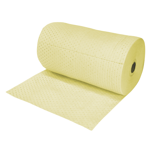 Premium Fine Fiber Sorbent Pads, Heavyweight, 150' L x 30" W, 50 gal. Absorbancy Maritime Industrial Rubber
