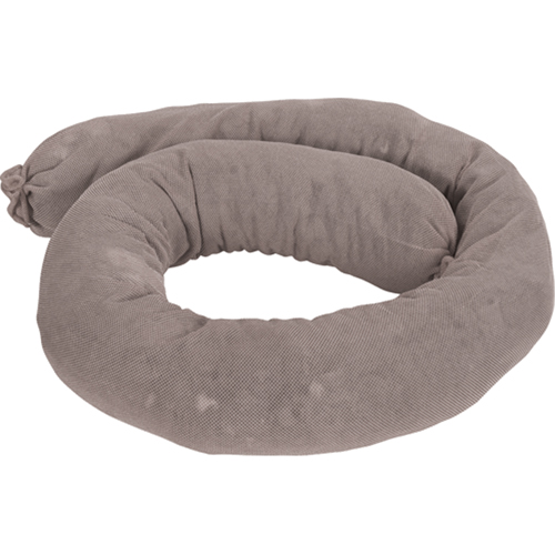 Remblais tubulaires absorbants, Universel, Absorption 20 gal., 3" la x 4' lo, Pqt de 12 Maritime Industrial Rubber