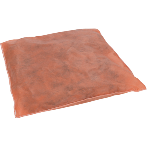 Sorbent Pillow, Hazmat, 18" L x 18" W, 45 gal. Absorbency/Pkg. Maritime Industrial Rubber