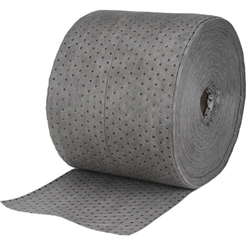 High Traffic Sorbents, Lightweight, 150' L x 15" W, 20 gal. Absorbancy Maritime Industrial Rubber