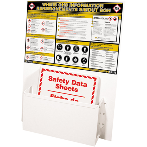 GHS Information Stations, English & French, Binders Included Maritime Industrial Rubber