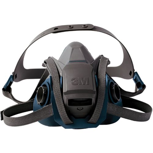Respirateur &agrave; demi-masque s&eacute;rie 6500QL avec m&eacute;canisme de bascule Quick-Latch, Silicone, Grand Maritime Industrial Rubber