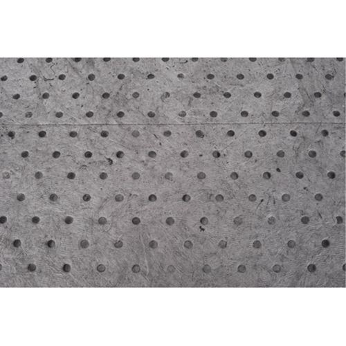 Feuilles absorbantes li&eacute;es de premi&egrave;re qualit&eacute;, Universel, 15" x 18", 25 gal. d'absorption Maritime Industrial Rubber