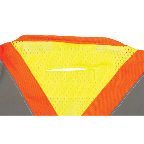Veste d'arpenteur haute visibilit&eacute;, conforme &agrave; la CSA, Jaune lime haute visibilit&eacute;, Moyen, Polyester Maritime Industrial Rubber