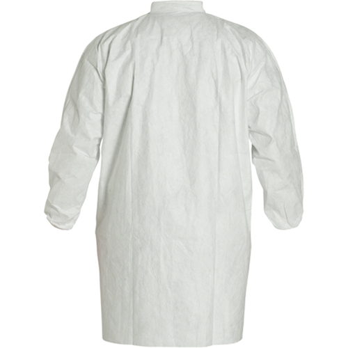 Lab Coat, Tyvek&reg; 400, White, Medium Maritime Industrial Rubber