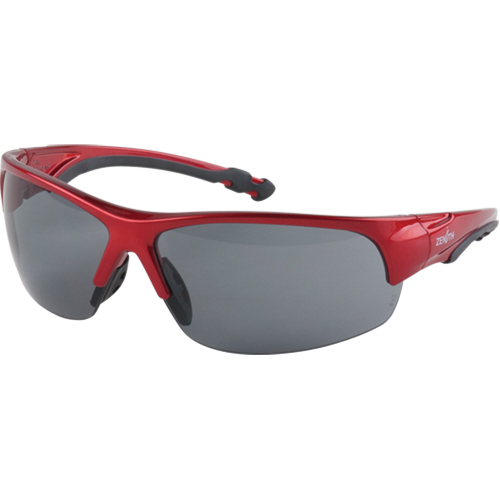 Lunettes de s&eacute;curit&eacute; s&eacute;rie Z1900, Lentille Grise/fum&eacute;e, Anti-&eacute;gratignures, R&eacute;pond ou surpasse la norme CSA Z94.3 Maritime Industrial Rubber