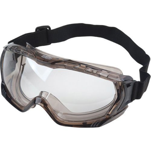 Z1100 Series Safety Goggles, Clear Lens, Anti-Fog, Indirect Vent Maritime Industrial Rubber