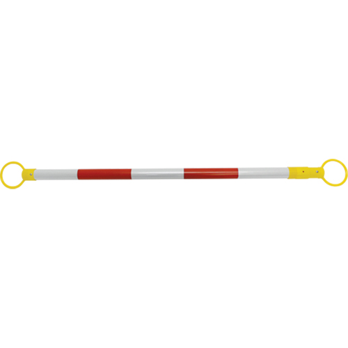 Barri&egrave;re pour c&ocirc;nes, Longueur d&eacute;ploy&eacute;e de 6' 6", Orange Maritime Industrial Rubber