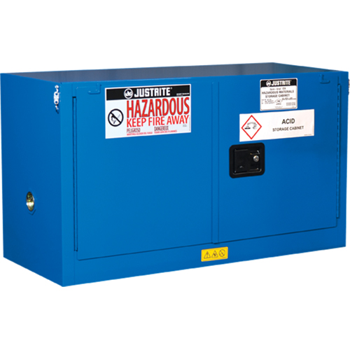 Armoires empilable pour rangement de mati&egrave;res dangereuses Sure-Grip Ex, 17 gal., 43" x 24" x 18" Maritime Industrial Rubber