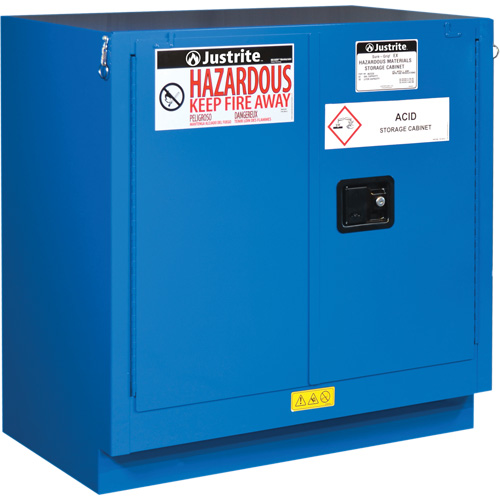 Sure-Grip&reg; Ex Hazardous Material Undercounter Safety Cabinets, 22 gal., 35" x 35" x 22" Maritime Industrial Rubber