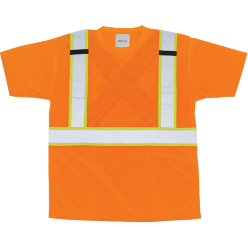 CSA Compliant T-Shirt, Polyester, Medium, Orange Maritime Industrial Rubber