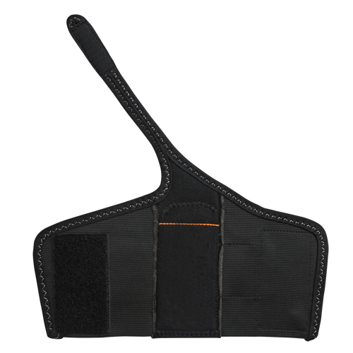 Proflex&reg; 4000 Single Strap Wrist Support - Left Hand, Elastic, Medium Maritime Industrial Rubber