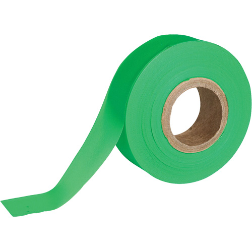 Ruban pour signalisation, 1,188" la x 150' lo, Vert fluorescent Maritime Industrial Rubber
