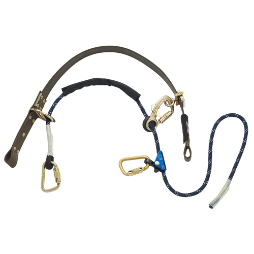 Dispositif &agrave; cordage pour escalade de poteau Cynch-Lok Maritime Industrial Rubber