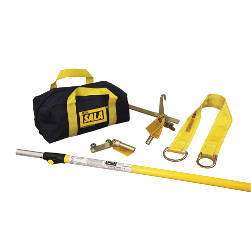 DBI-SALA&reg; First-Man-Up Remote Anchoring System, 16' L, Web Lifeline Maritime Industrial Rubber