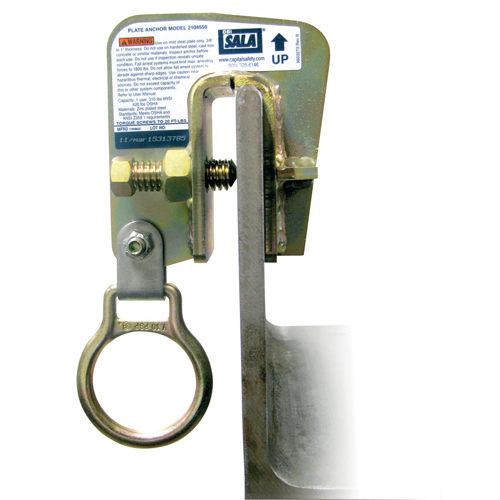 Ancrage pour plaque en acier DBI-SALA, Boulonn&eacute;, Usage Temporaire Maritime Industrial Rubber