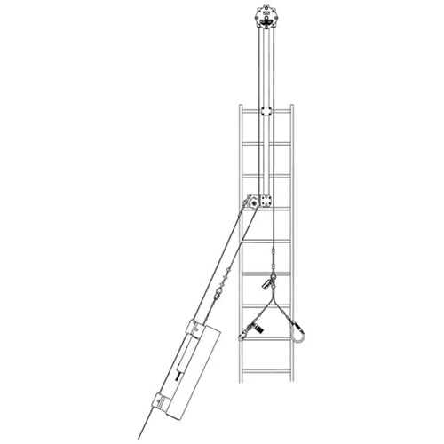 Ensemble de poulie/moufle de levage SSB Maritime Industrial Rubber