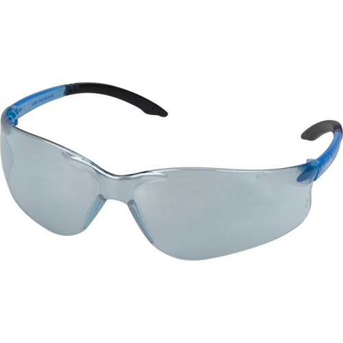 Z2400 Series Safety Glasses, Blue/Indoor/Outdoor Mirror Lens, Anti-Scratch, ANSI Z87+/Meets/Exceeds CSA Z94.3 Maritime Industrial Rubber