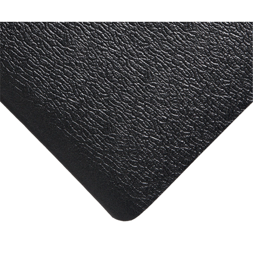 Tapis Deluxe Soft Step No 444, Rugueux, 3' x 5' x 5/8", Noir, &eacute;ponge en PVC Maritime Industrial Rubber