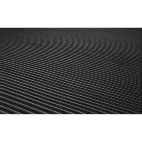 Tapis KleenSweep No 391, Couloir, 3' x 105' x 1/8", Noir Maritime Industrial Rubber