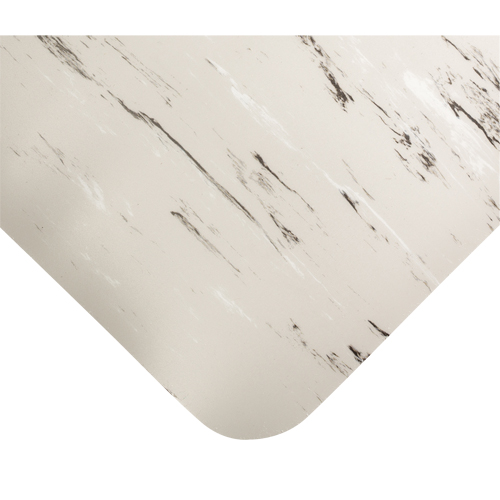 Tile-Top Select Anti-Microbial Mats No.494, Smooth, 2' x 10' x 1/2", Grey, PVC Maritime Industrial Rubber