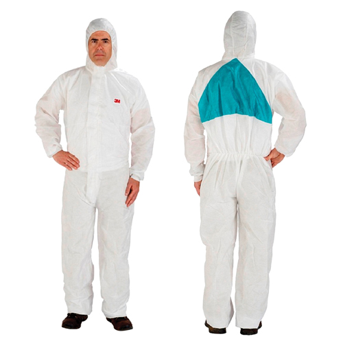 Combinaison protectrice, 2T-Grand, Blanc, Polypropyl&egrave;ne/SMS Maritime Industrial Rubber