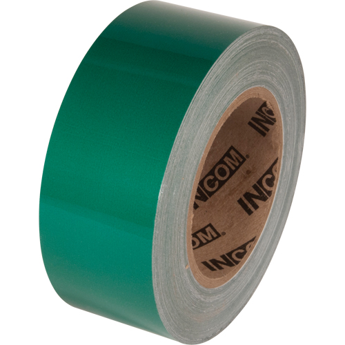 Ruban de marquage pour plancher Tuff Mark, 2" x 100', Polyester, Vert Maritime Industrial Rubber