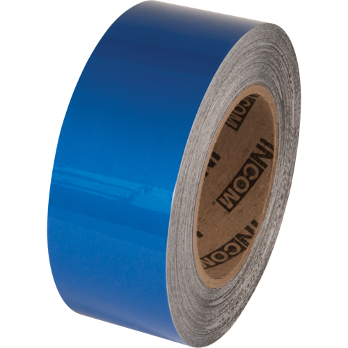 Ruban de marquage pour plancher Tuff Mark, 3" x 100', Polyester, Bleu Maritime Industrial Rubber