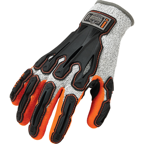 Gants ProFlex 922CR &agrave; r&eacute;duction d'impact dorsal, Petit, Paume en Synth&eacute;tique, Poignet Poignet en tricot Maritime Industrial Rubber