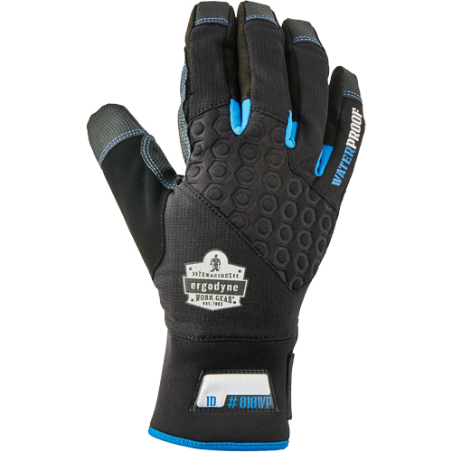 ProFlex&reg; 818WP Performance Thermal Waterproof Utility Gloves, Polyurethane Palm, Size Small Maritime Industrial Rubber