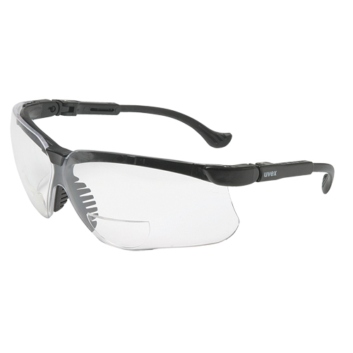 Lunettes de s&eacute;curit&eacute; Uvex Genesis avec verres de lecture, Anti-&eacute;gratignures, Transparent, Dioptrie 1,5 Maritime Industrial Rubber