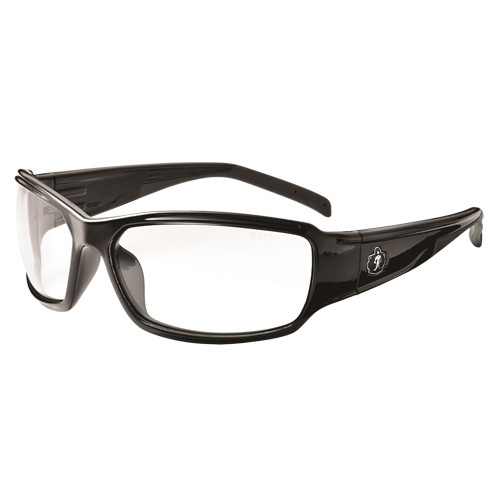 Skullerz&reg; Thor Safety Glasses, Clear Lens, Anti-Scratch, ANSI Z87+/Meets/Exceeds CSA Z94.3 Maritime Industrial Rubber