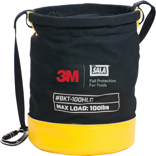 Sac de montage d'outils s&eacute;curitaire, Toile, 12,5" dia. x 15" h, Capacit&eacute; de charge 100 lb Maritime Industrial Rubber