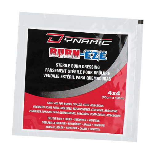 Bandage Burn-Eze-Burn Dynamic, 4" x 4", Classe 2 Maritime Industrial Rubber
