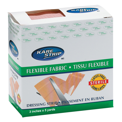 Pansement &eacute;lastique Dynamic, Rectangulaire/carr&eacute;e, 180", &eacute;toffe/Tissu, Non st&eacute;rile Maritime Industrial Rubber