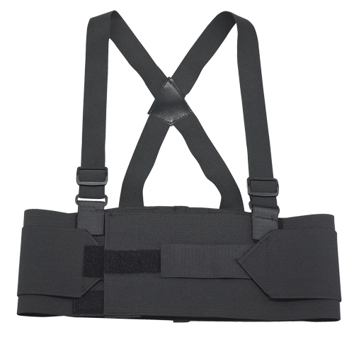 Dynamic Back Support Belt, Elastic/Nylon Jersey, Large Maritime Industrial Rubber