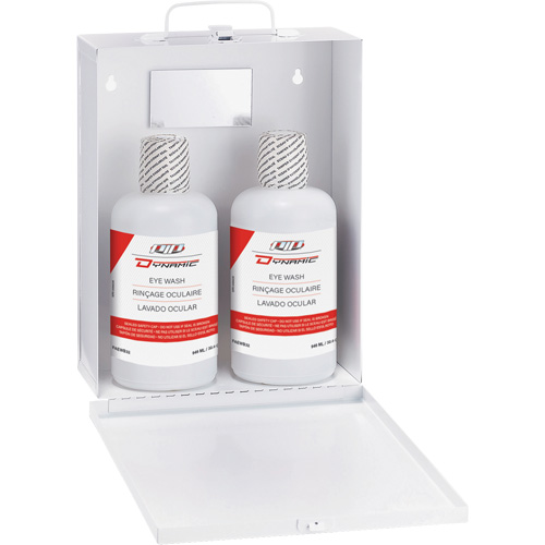 Dynamic Eyewash Station with Isotonic Solution, Double Maritime Industrial Rubber